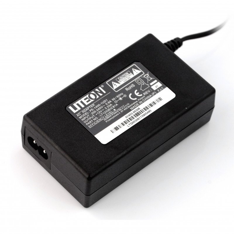 LiteOn PE-1400-1UD1 Schaltnetzteil 12V 3,33A - DC Stecker 5,5/2,1mm