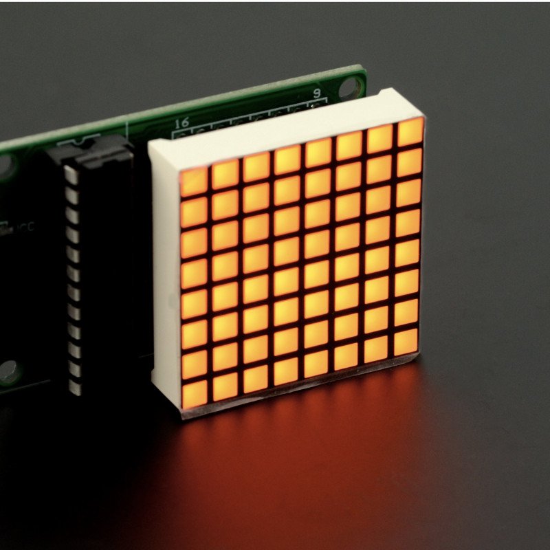 Matrix LED 8x8 1,2 '' - klein 32x32mm - gelb
