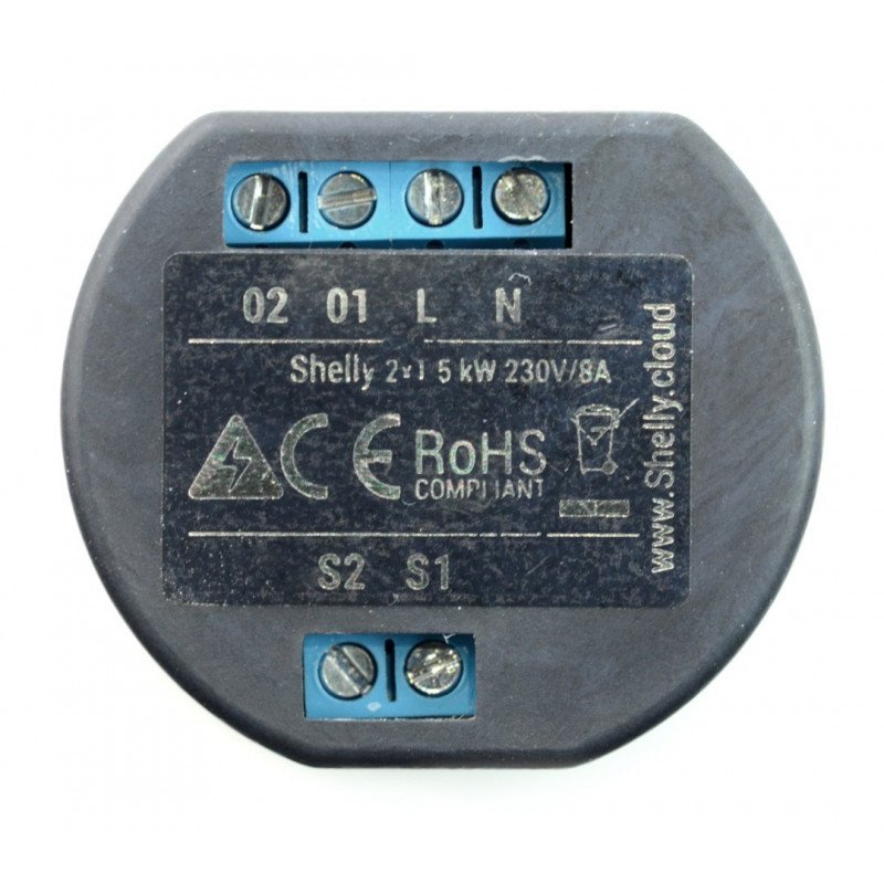Shelly2 - Double Relay Switch 2x 230V WiFi-Relais - Android / iOS-Anwendung