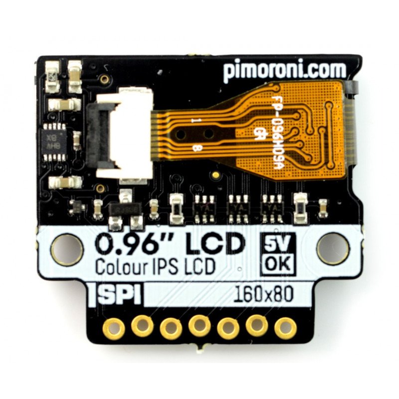 PiMoroni - IPS 0,96 '' Grafikdisplay 160x90px SPI - Farbe
