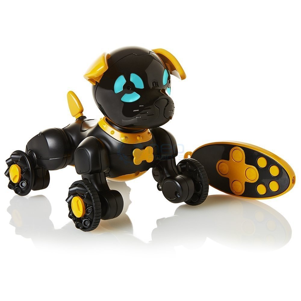 WowWee Chippies - Mini Robo Dog - Schwarzer Chippo