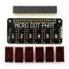 PiMoroni Micro Dot pHAT - 6-Zeichen 5x7 LED-Matrix - Overlay für Raspberry Pi - rot - zdjęcie 3