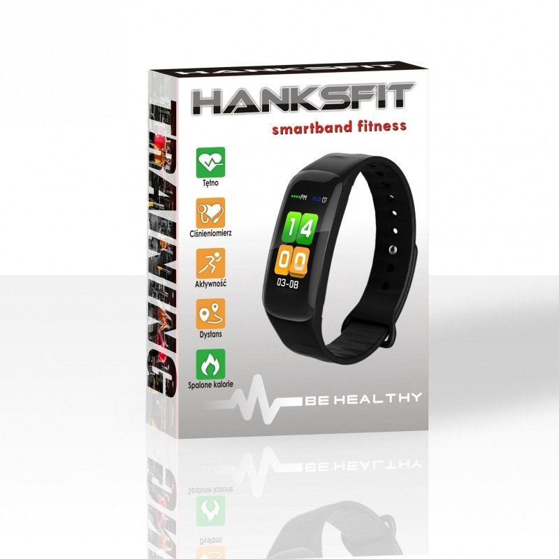 Smartband ART Hanksfit S-FIT18 - Smartband - schwarz