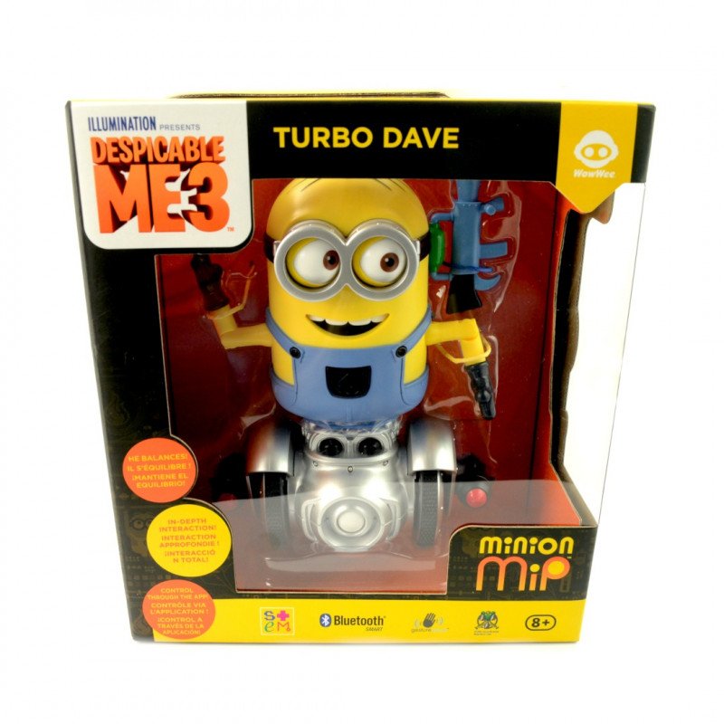 WowWee Minion MiP Turbo Dave - lustiger Balancierroboter