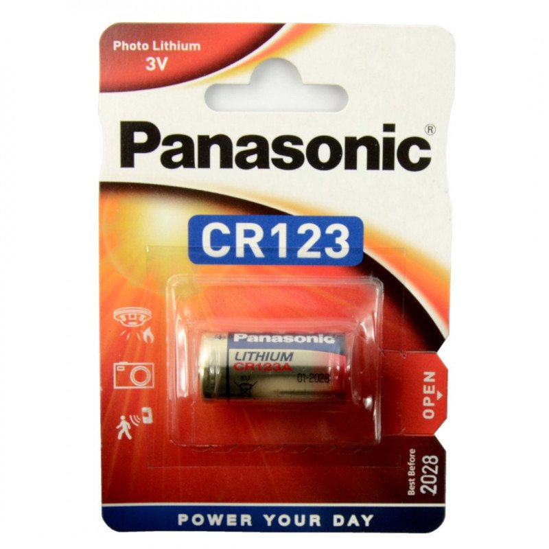 Panasonic-Lithiumbatterie - CR123 3V