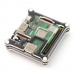 Raspberry Pi 3 Model A + Gehäuse schwarz - 5 Schichten