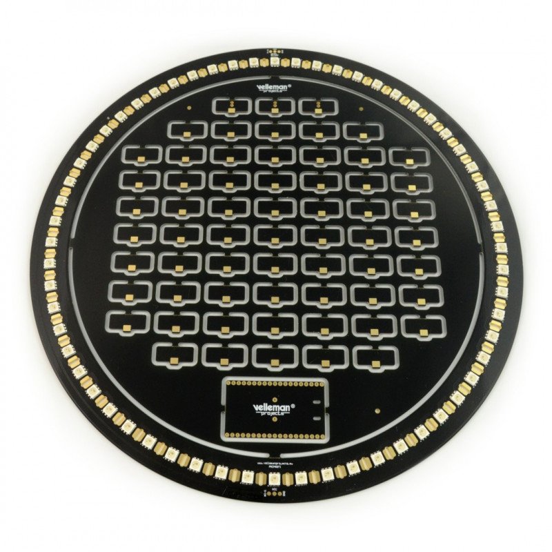 Velleman Bright Clock Kit - ESP32 LED-Uhr - schwarz