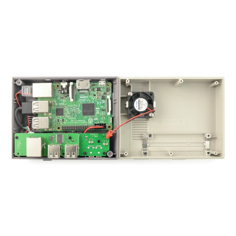 RetroFlag - Gehäuse für Raspberry Pi Model 3/2 / B + mit Lüfter