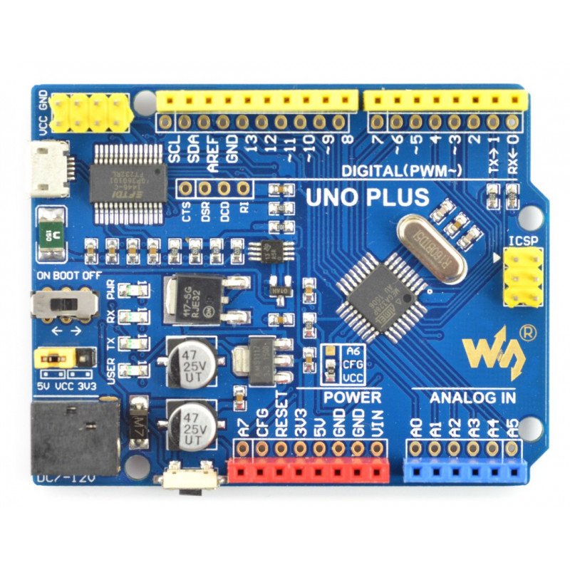 WaveShare Uno Plus – Arduino-kompatibel