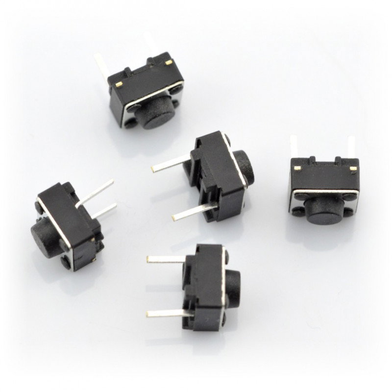 Taktschalter 6x6, 4,3mm THT - 5 Stk.