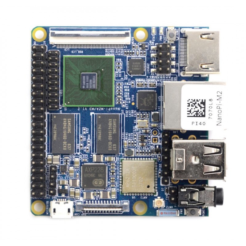 NanoPi M2A - Samsung S5P4418 Quad-Core 1,4 GHz + 1 GB RAM - WiFi + Bluetooth 4.0