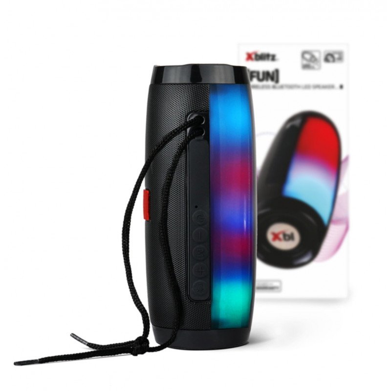Kabelloser Lautsprecher mit LED-Hintergrundbeleuchtung – Xblitz FUN LED