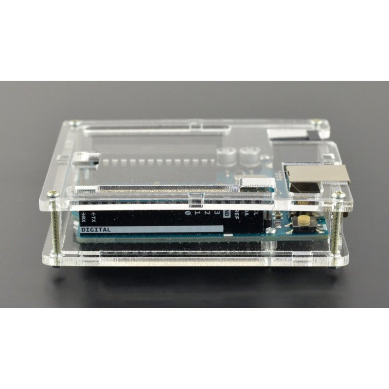 Gehäuse für Arduino Uno - transparent slim v2