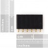 Winkeldose 1x6pol, 2,54mm Raster - 5St. - zdjęcie 4