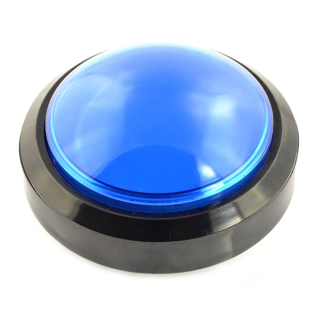 Großer Druckknopf 10cm - blau (eco2-Version)