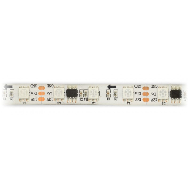 RGB-LED-Streifen WS2811 - digital, adressiert - IP65 60LED / m, 14