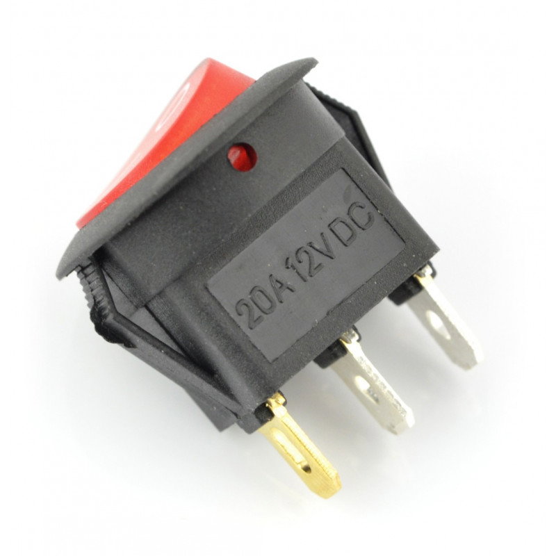 Ein-Aus-Schalter IRS-101-8C / D 12VDC / 20A - rot