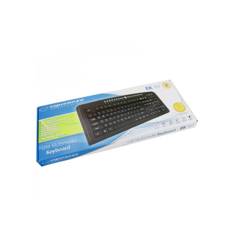 Multimedia-Tastatur EK-107 USB Houston Esperanza