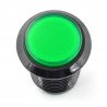 Arcade Push Button 3,3 cm - schwarz mit grüner Beleuchtung - zdjęcie 1