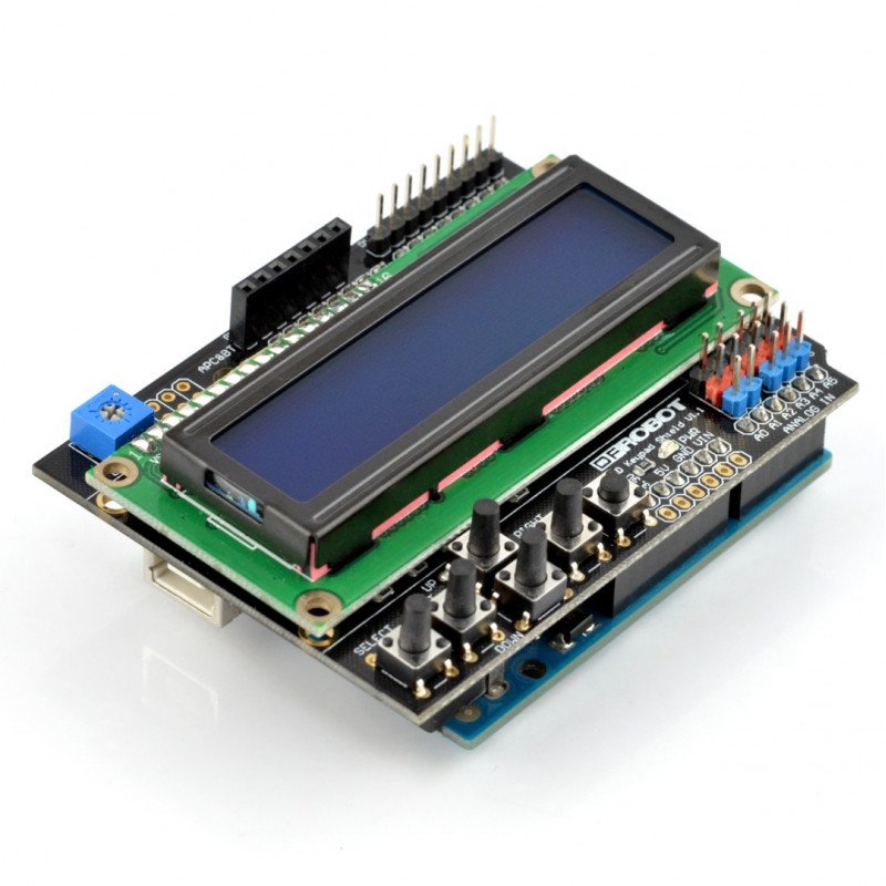 DFRobot LCD Keypad Shield v1.1- Display für Arduino
