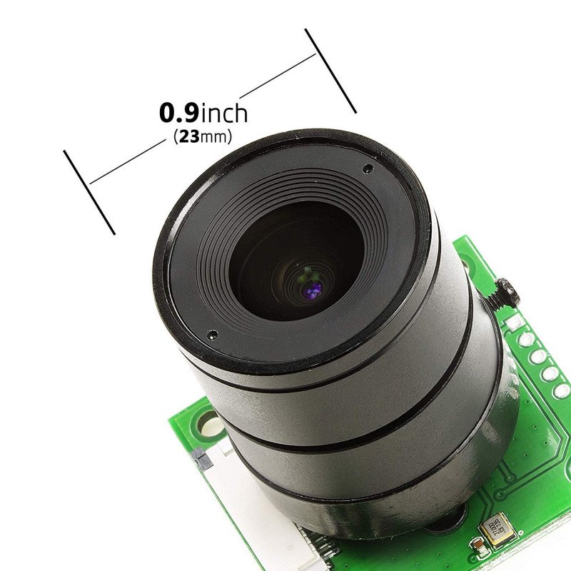Kamera mit Objektiv LS-2716 C-Mount - für Raspberry Pi