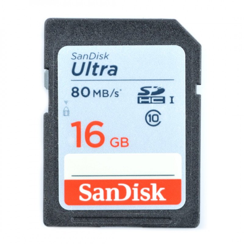 SanDisk Ultra SD/SDHC 16GB 533x UHS-I Klasse 10 Speicherkarte