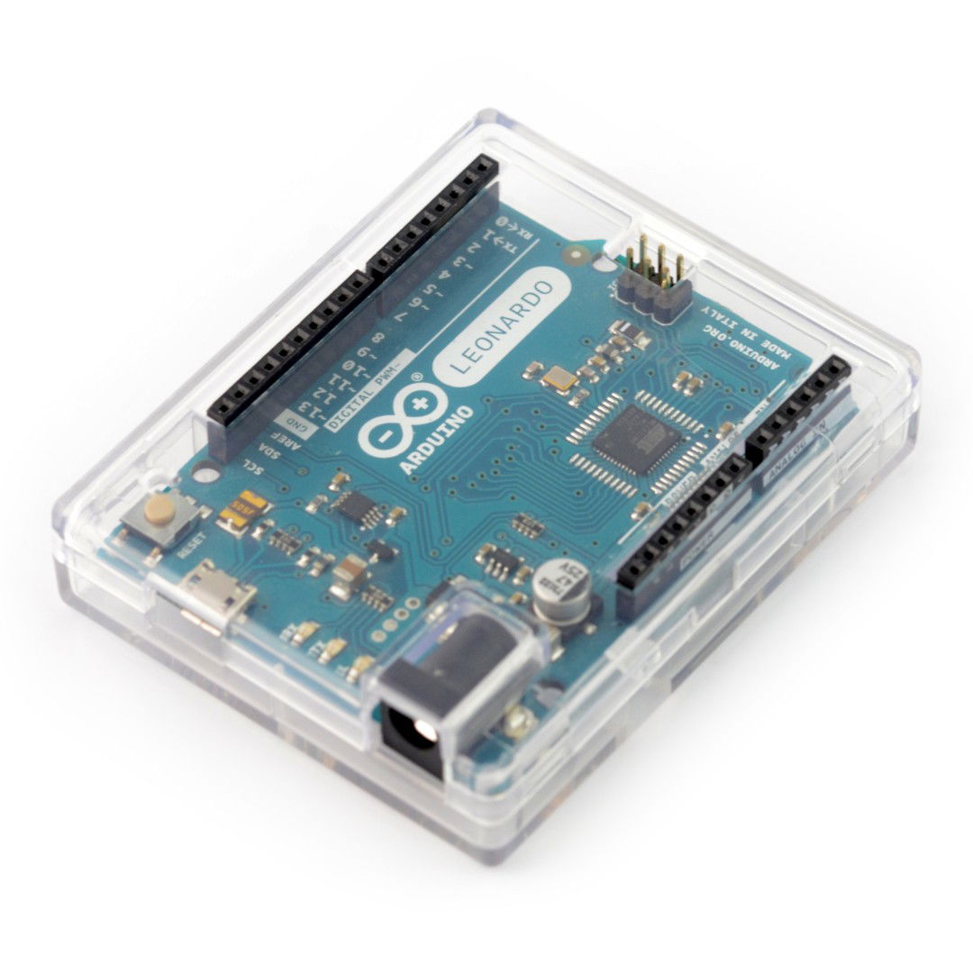 Gehäuse für Arduino Leonardo - transparent