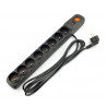 Steckdosenleiste mit Sicherheit Acar S8 schwarz - 8 Steckdosen - 3m - zdjęcie 3