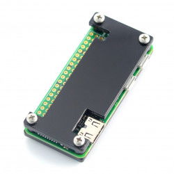 Raspberry Pi Zero Gehäuse - Fluo Open - schwarz