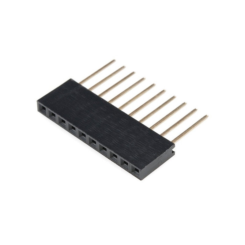 Erweiterte Buchse 1x10, 2,54mm Raster für Arduino - 5 Stk.