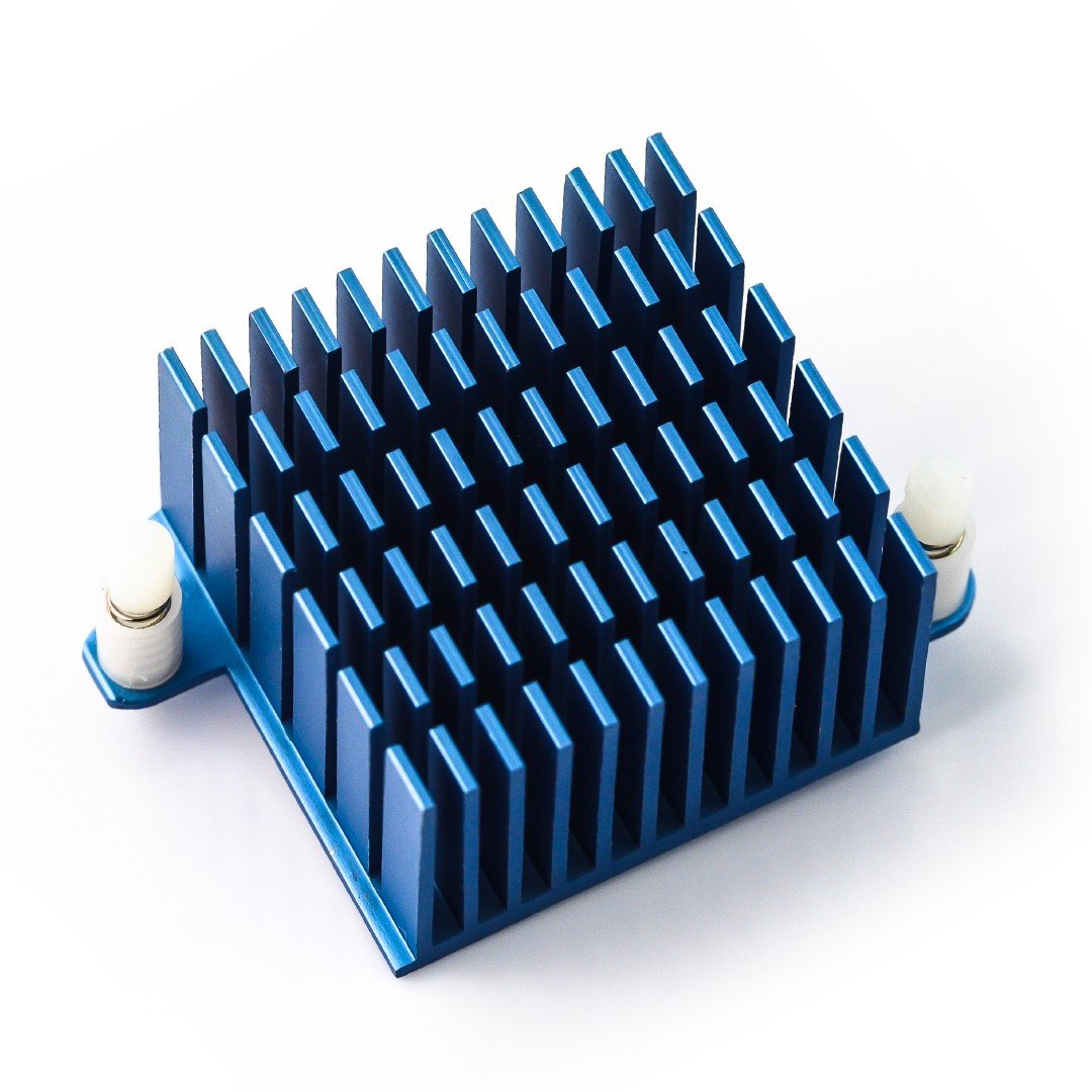 Kühlkörper für Odroid XU4 hoch 40x40x25mm - blau