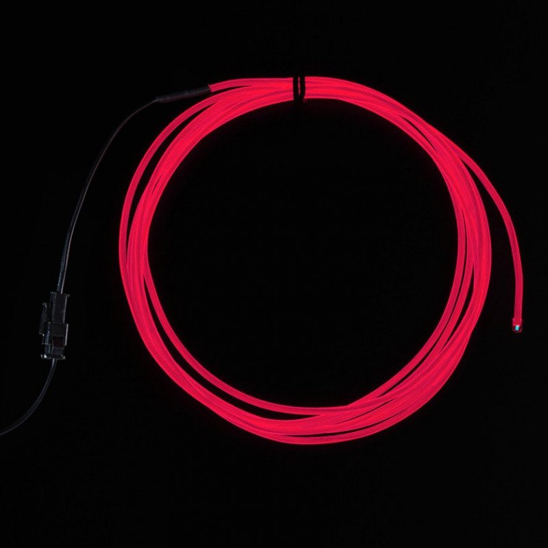 Elektrolumineszenzkabel 2,5 m - rosa