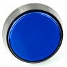 Arcade Push Button 60mm schwarzes Gehäuse - blau mit Hintergrundbeleuchtung - zdjęcie 1