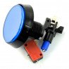 Arcade Push Button 60mm schwarzes Gehäuse - blau mit Hintergrundbeleuchtung - zdjęcie 3