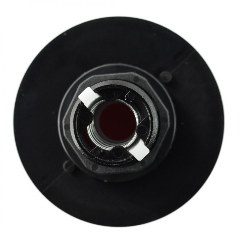 Arcade Push Button 60mm schwarzes Gehäuse - rot mit Hintergrundbeleuchtung