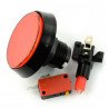 Arcade Push Button 60mm schwarzes Gehäuse - rot mit Hintergrundbeleuchtung - zdjęcie 5