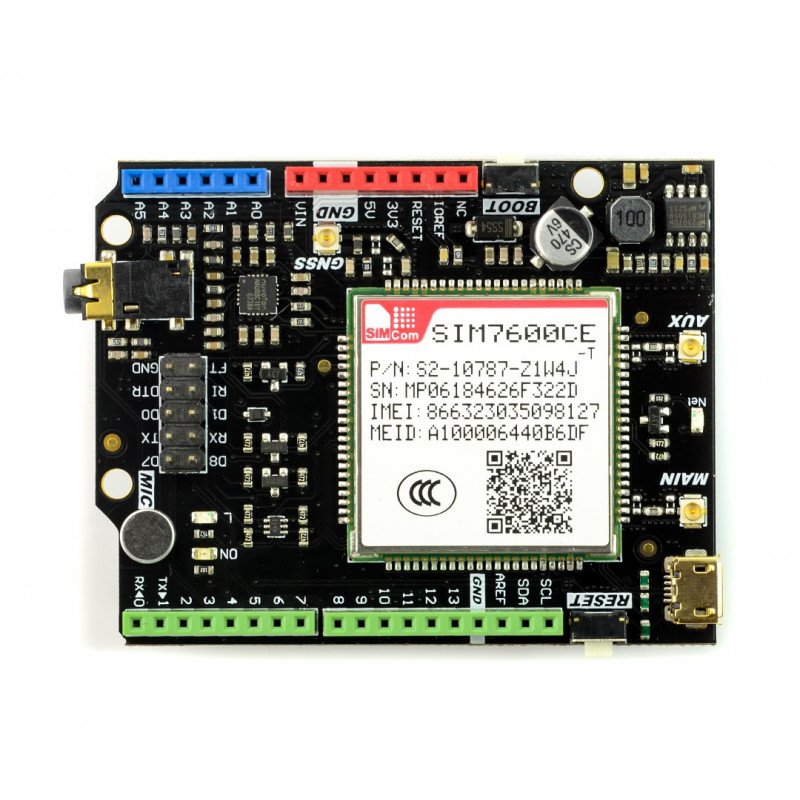 DFRobot Shield GSM / LTE / GPRS / GPS SIM7600CE-T - Shield für Arduino
