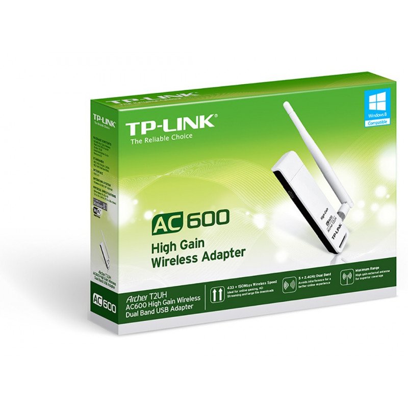 WiFi USB 433Mbps Netzwerkadapter TP-Link Archer T2UH mit Antenne