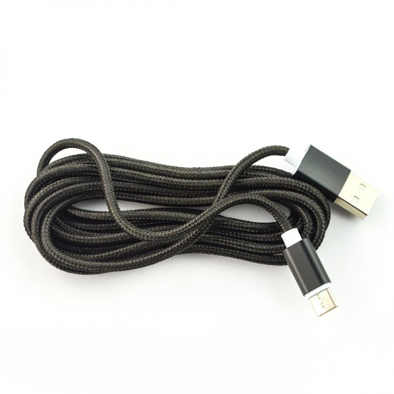 USB-Kabel - USB Typ C M-Life schwarz 2m