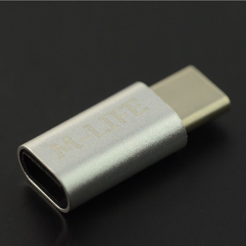 Micro-USB-Adapter - USB Typ C M-Life - Silber