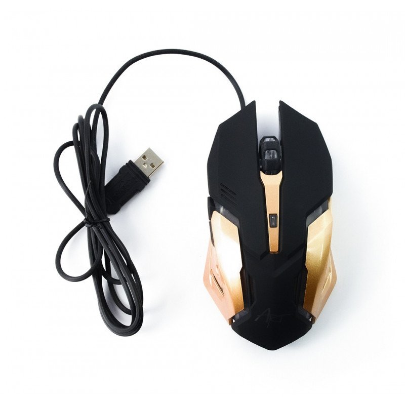 Optische ART-Maus für Gamer 2400 DPI USB AM-98