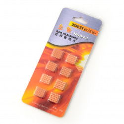 Satz Kupferkühlkörper - 8 Stk.