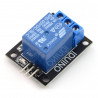 Relaismodul ohne optoelektronische Trennung 5V 10A / 125VAC - zdjęcie 2