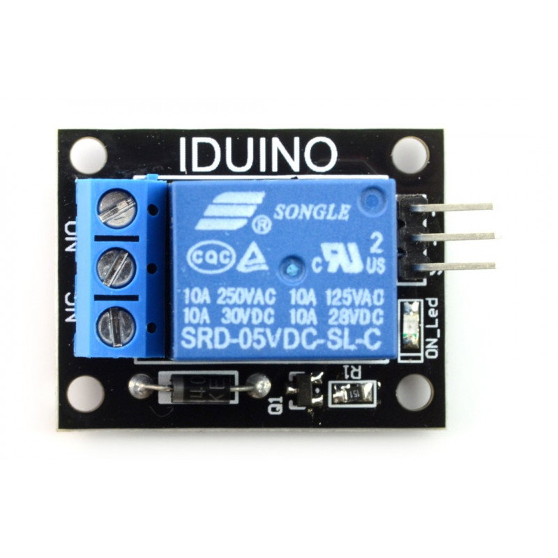Relaismodul ohne optoelektronische Trennung 5V 10A / 125VAC