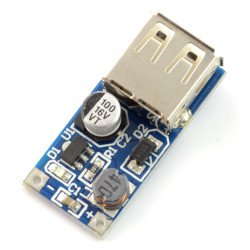 USB-Boost-Konverter, DC 5 V auf 9 V, 12 V, USB-Boost-Konverter-Kabel + 3,5  x 1,35 mm Stecker für Netzteil/Ladegerät/Stromwandler, 1 Stück