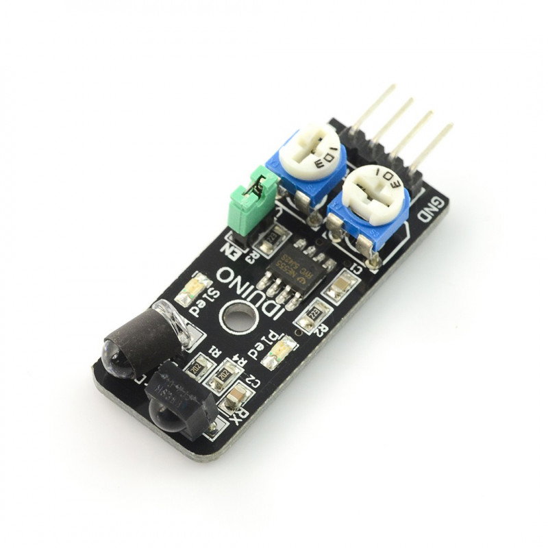 Iduino - Abstandssensor, reflektierend - Sender + IR-Empfänger - 3,3V / 5V - 40cm