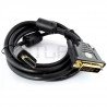 HDMI - DVI-D-Kabel - 1,0 m lang - zdjęcie 1