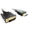HDMI - DVI-D-Kabel - 1,0 m lang - zdjęcie 2