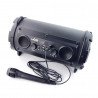 UGo Bazooka Karaoke 16 W RMS Bluetooth-Lautsprecher mit Mikrofon – Schwarz - zdjęcie 2