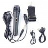 UGo Bazooka Karaoke 16 W RMS Bluetooth-Lautsprecher mit Mikrofon – Schwarz - zdjęcie 3